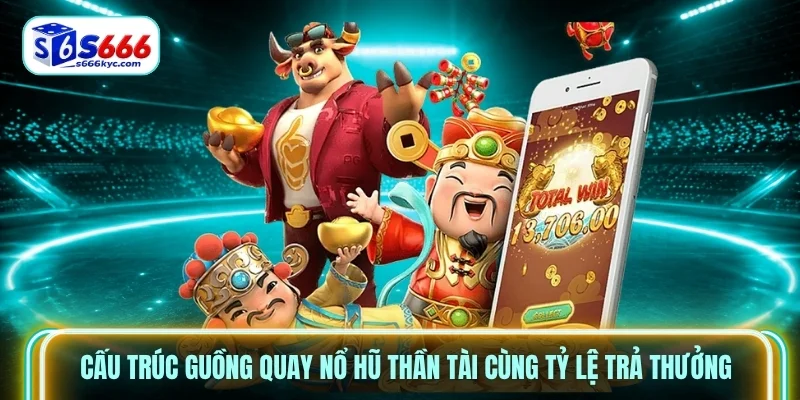 Cấu trúc guồng quay nổ hũ thần tài cùng tỷ lệ trả thưởng Cấu trúc guồng quay nổ hũ thần tài cùng tỷ lệ trả thưởng